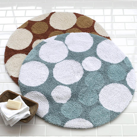 Dotted Colorful Bath Mats