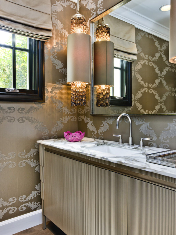 Dreamy Bathroom Vanities and Countertops Elegant Powder Room